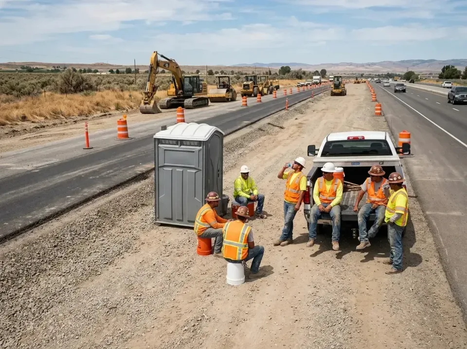 highway-road-construction-crew-007 — frequently asked questions, Porta Potty and Restroom Rentals in Solana Beach, CA
